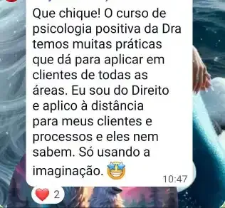 Resultado do curso de Psicologia Positiva 12