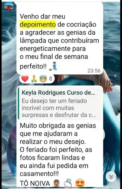 Resultado do curso de Psicologia Positiva 19