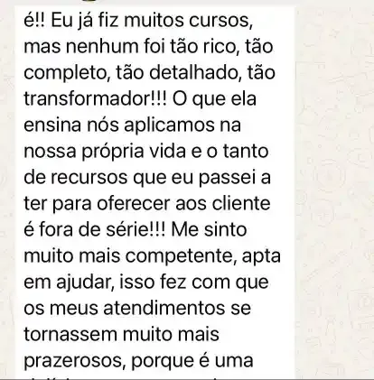 Resultado do curso de Psicologia Positiva 2