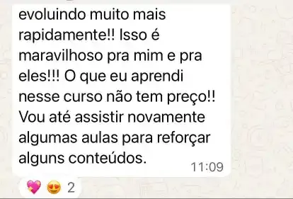 Resultado do curso de Psicologia Positiva 3