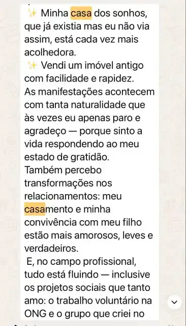 Resultado do curso de Psicologia Positiva 44