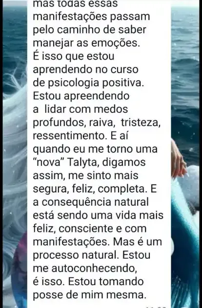 Resultado do curso de Psicologia Positiva 5