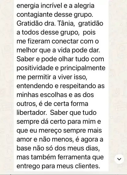 Resultado do curso de Psicologia Positiva 78