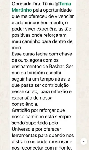 Resultado do curso de Psicologia Positiva 89
