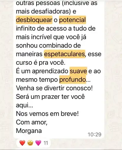 Resultado do curso de Psicologia Positiva 8