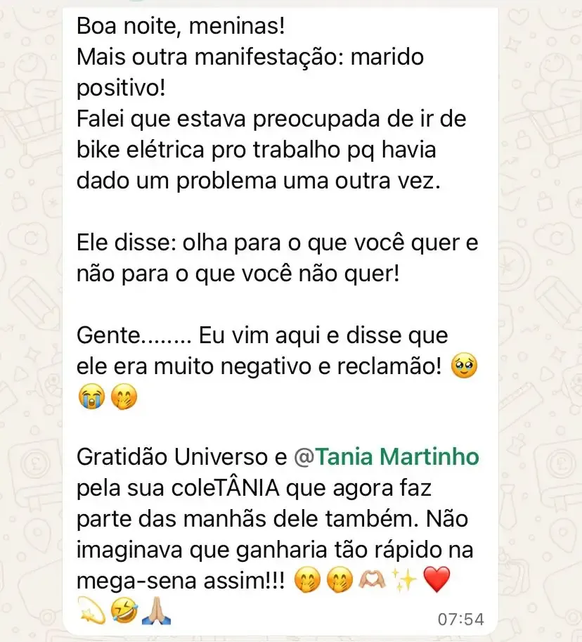 Prova de resultado da Mentoria dos Sonhos: Maria Clara Nery — o marido positivo