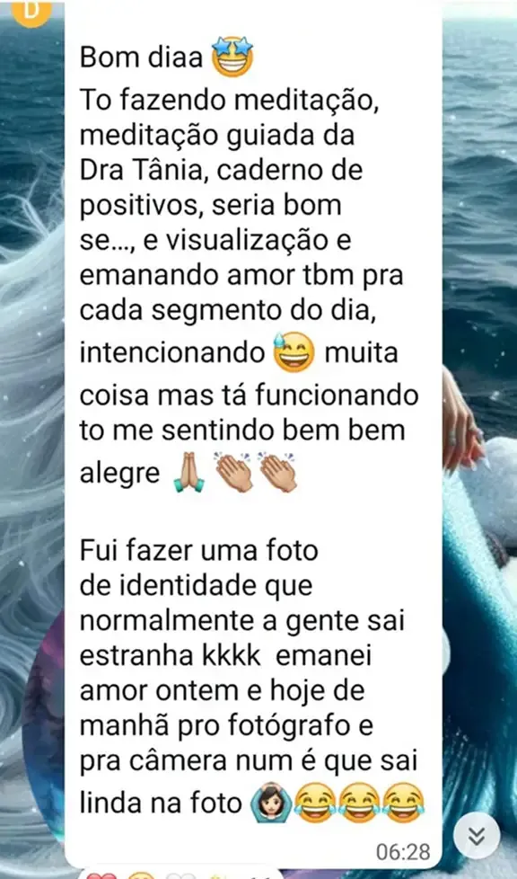 Prova de resultado da Mentoria dos Sonhos: Daniele Gein — a foto 3x4